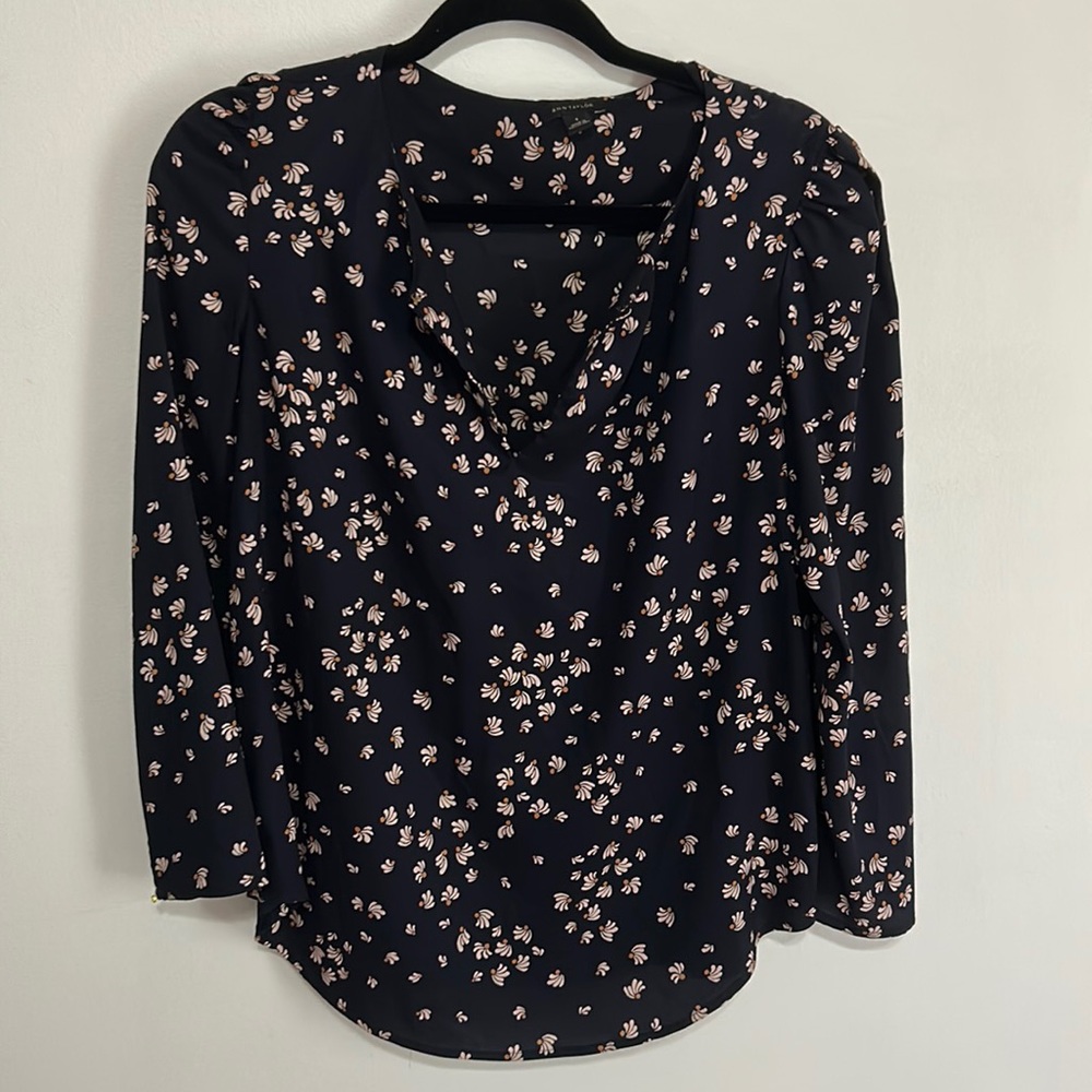 Ann Taylor Floral Blouse